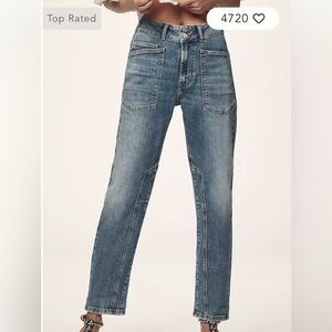 Pilcro Classic Blue Straight Leg Jeans
